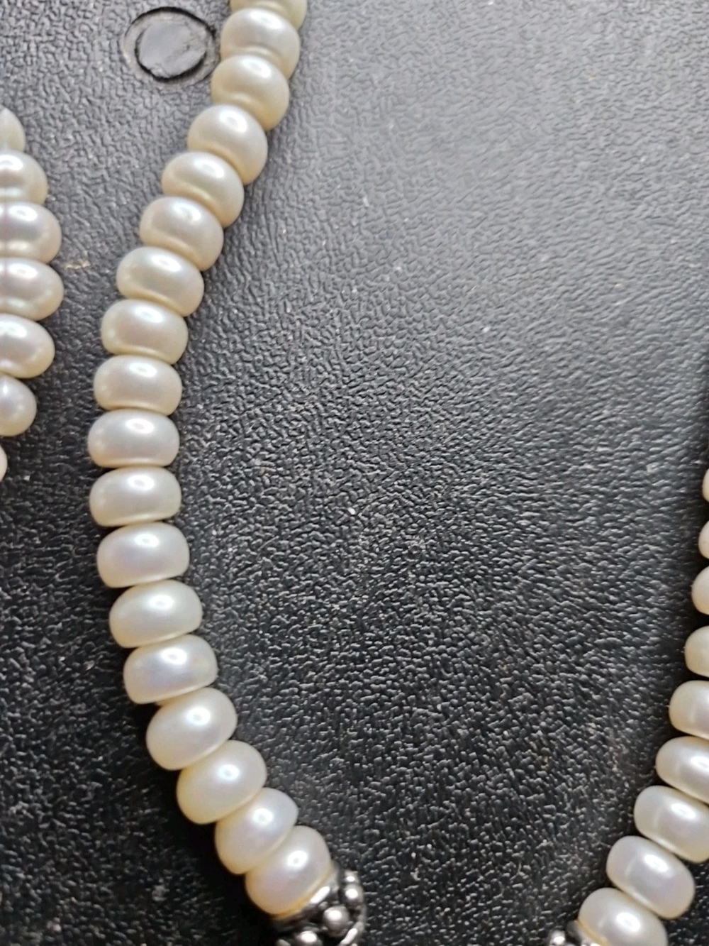 Honora Rondelle Pearl & Sterling Silver Toggle Necklace & Bypass Bracelet Set - Picture 3 of 15